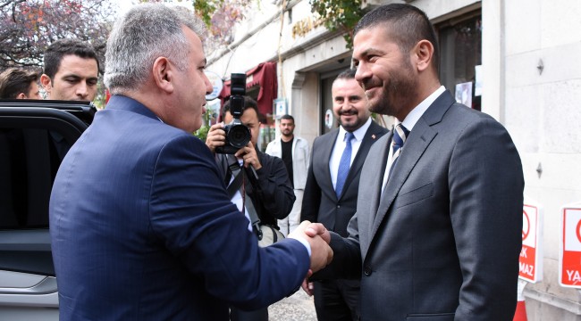 VALİ ELBAN FOÇA'YI ZİYARET ETTİ