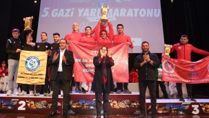 5. GAZİ YARI MARATONU VE 10K YOL KOŞUSU'NUN ÖDÜLLERİ SAHİPLERİNİ BULDU  