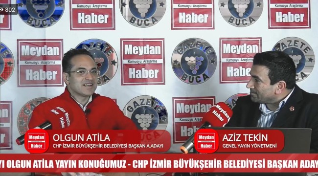 CHP İZMİR BÜYÜKŞEHİR BELEDİYESİ BAŞKAN ADAY ADAYI OLGUN ATİLA, GAZETE BUCA'YA KONUK OLDU