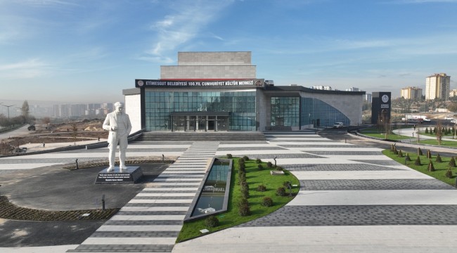 Etimesgut Belediyesi 100. Yıl Cumhuriyet Kültür Merkezi (CKM) 27 Aralık'ta açılıyor.