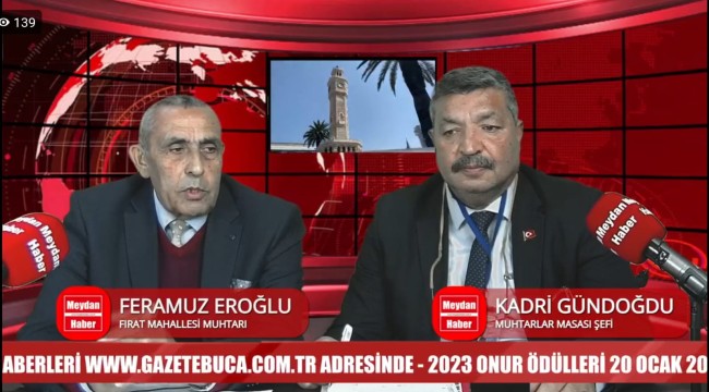 FIRAT MAHALLESİ MUHTARI FERAMUZ EROĞLU, GAZETE BUCA'YA KONUK OLDU!