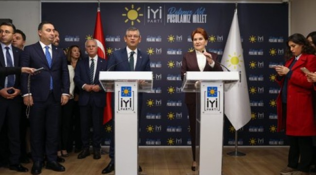 İYİ PARTİ, CHP'Yİ REDDETTİ