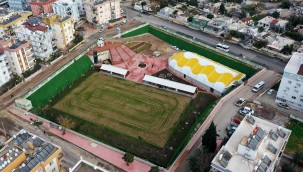 Deniz Baykal Spor Kompleksi'nin inşaatı sona yaklaşıyor