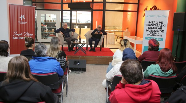 KÜÇÜKÇEKMECE'DE İMZALI MÜZE SOHBETLERİNE YALVAÇ URAL KONUK OLDU
