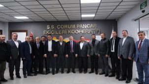 Başkan Aşgın'dan Ziraat Odası ve Pankobirlik'e ziyaret