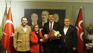 BAŞKAN ÇERÇİ İTTİFAK ORTAĞI MHP'Yİ ZİYARET ETTİ