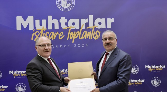 BİLGİN, MUHTARLAR İLE İSTİŞARE TOPLANTISINDA BULUŞTU…