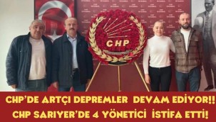 CHP'DE ARTÇI DEPREMLER DEVAM EDİYOR!