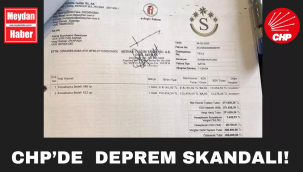 CHP'de deprem skandalı: Yediler içtiler faturayı belediyeye ödettiler
