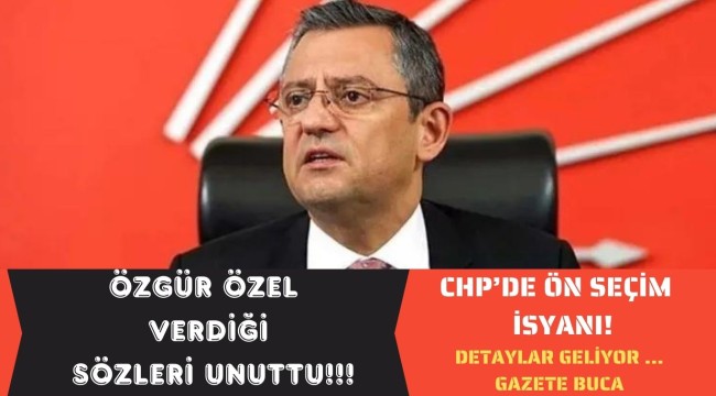 CHP'de ön seçim isyanı!