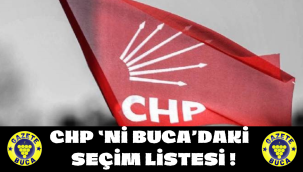 CHP'NİN BUCA SEÇİM LİSTESİ!