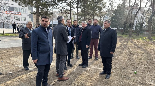 Eti Lisesi bahçesi park ve spor alanı oluyor