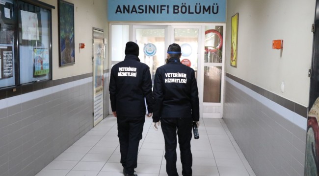 Okullarda ilaçlama çalışmaları tamamlandı