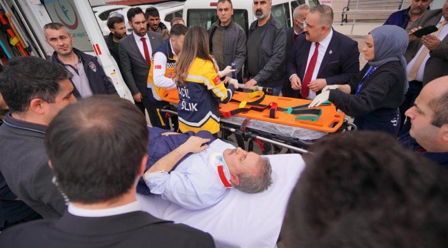 BBP Genel Başkanı Destici'nin aracı kaza yaptı