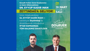 BERGAMA'DA AK PARTİ'YLE İFTAR SAATİ