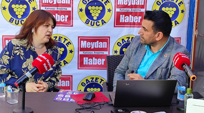  HÜRRİYET MAHALLESİ MUHTAR ADAYI BETÜL BAYSAN, GAZETE BUCA'YA KONUK OLDU!