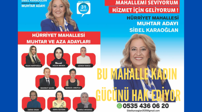 MAHALLEDE KADIN GÜCÜ!