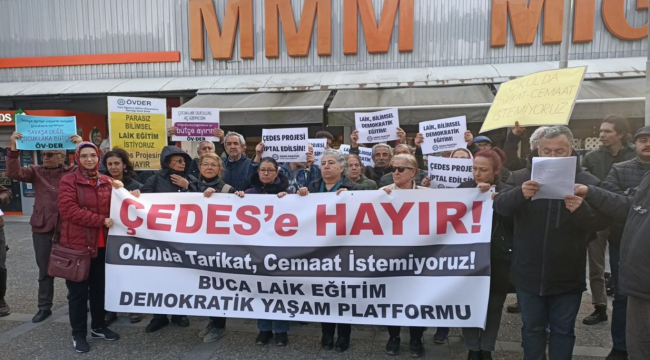 TİP'İN BUCA ADAYINDAN ÇEDES'E KARŞI YAPILAN EYLEME DESTEK
