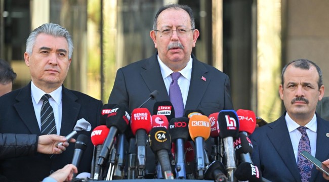 YSK Başkanı Yener: Oy verme işlemi bitti sayım döküm işlemine başlandı