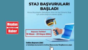 2024 YILI YAZ DÖNEMİ STAJ BAŞVURULARI