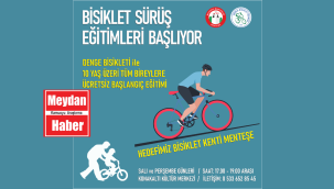 BİSİKLET SÜRÜŞ EĞİTİMLERİ BAŞLIYOR