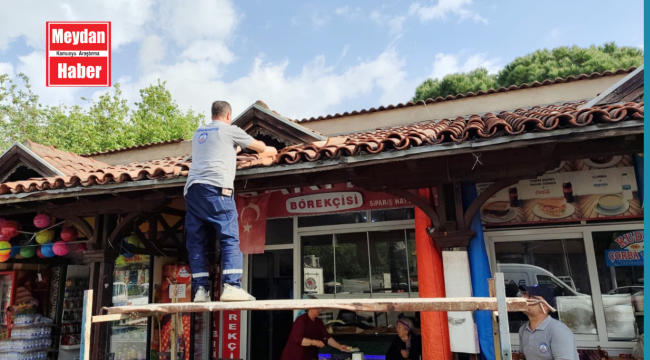 EFES SELÇUK'TA ÇALIŞMALAR BÜYÜKŞEHİR İŞ BİRLİĞİ İLE HIZ KAZANDI