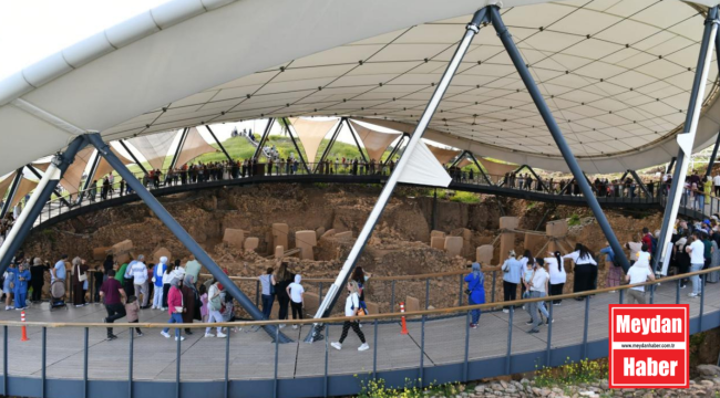 Göbeklitepe bayram tatilinde 55 bin ziyaretçi ağırladı