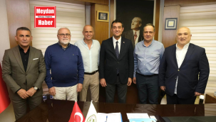 KERİM AKSU, BAŞKAN FUAT KÖSE'Yİ ZİYARET ETTİ