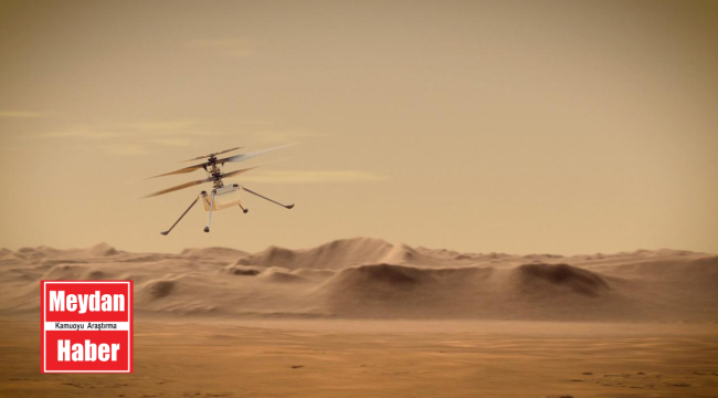 Mars helikopteri NASA'ya son mesajını gönderdi