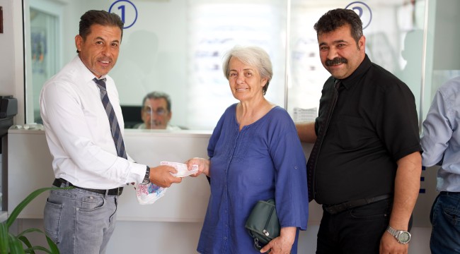 Milas Belediyesi'nden Örnek Davranış; BULUNAN PARA SAHİBİNE TESLİM EDİLDİ