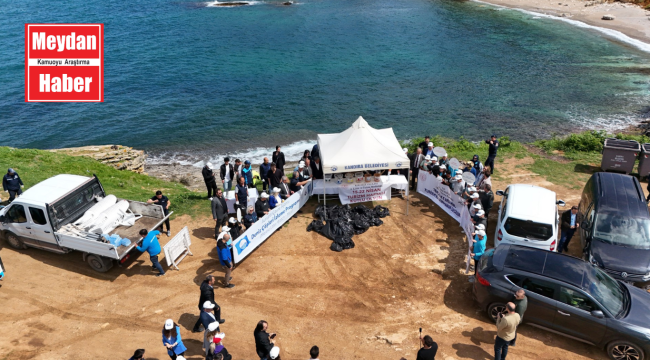   Sardala Koyu'ndan 30 poşet atık toplandı