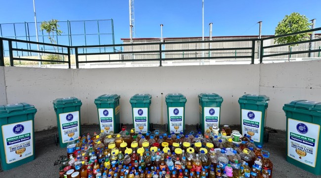 405,62 kg atık yağ toplandı