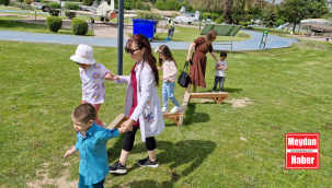 Ahmet Ara Engelsiz Kreşte minikler yaşayarak öğreniyor