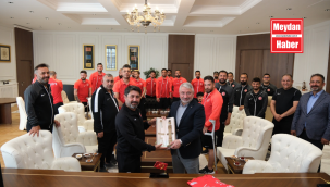 Ampute Milli Takımı Başkan Aşgın'ı ziyaret etti