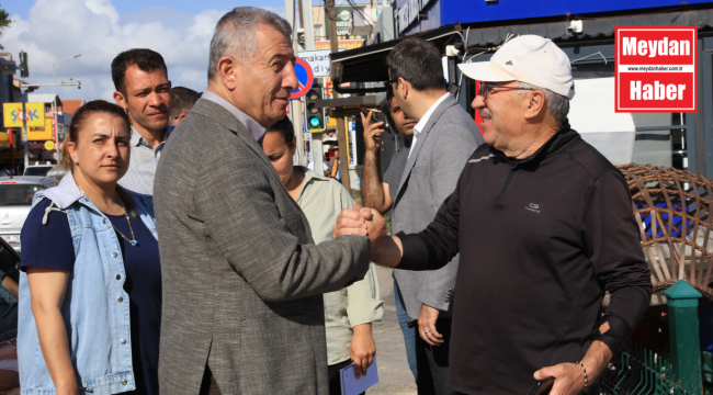 Başkan geldi cadde yaya'ya açıldı