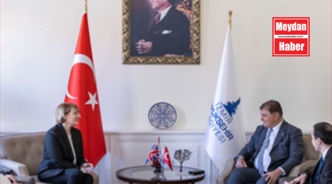 Başkan Tugay Birleşik Krallık Türkiye Büyükelçisi'ni ağırladı