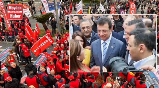 CHP ve DİSK Saraçhane'de buluştu!