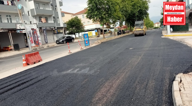 Derince Ertuğrul Gazi Bulvarına üstyapı