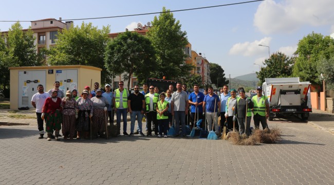 EFES SELÇUK İLE BÜYÜKŞEHİR EL ELE: BAHAR TEMİZLİĞİYLE SOKAKLAR PIRIL PIRIL