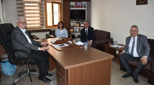 EGE VE MARMARA ÇEVRECİ BELEDİYELER BİRLİĞİ BAŞKANI DEVECİLER'E İLK ZİYARET MEHMET ERTAŞ'TAN