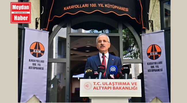 KARAYOLLARI 100. YIL KÜTÜPHANESİ AÇILDI