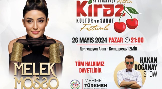 KEMALPAŞA'DA KİRAZ FESTİVALİ ÇOŞKUSU BAŞLIYOR