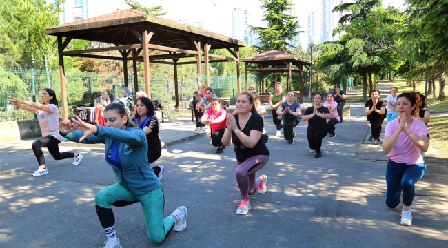 KÜÇÜKÇEKMECELİLER SABAH SPORLARIYLA GÜNE ENERJİK BAŞLIYOR 