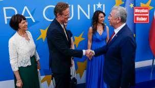 MANSUR YAVAŞ 9 MAYIS AVRUPA GÜNÜ ETKİNLİĞİNE KATILDI