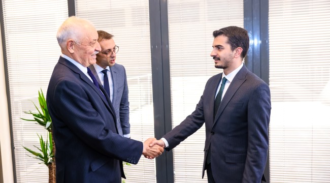 PARAGUAY BÜYÜKELÇİSİ HÜSEYİN CAN GÜNER'İ ZİYARET ETTİ