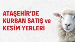 ATAŞEHİR'DE 5 NOKTA KURBAN SATIŞ VE KESİM ALANI OLARAK BELİRLENDİ