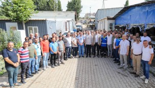 Buca Belediyesi'nde bayramlaşma