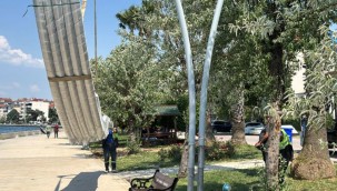  Değirmendere sahiline dekoratif aydınlatma