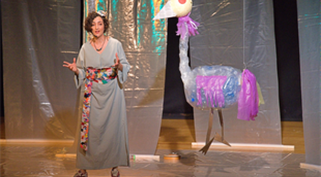 Geri dönüşümün önemi tiyatro ile anlatıldı