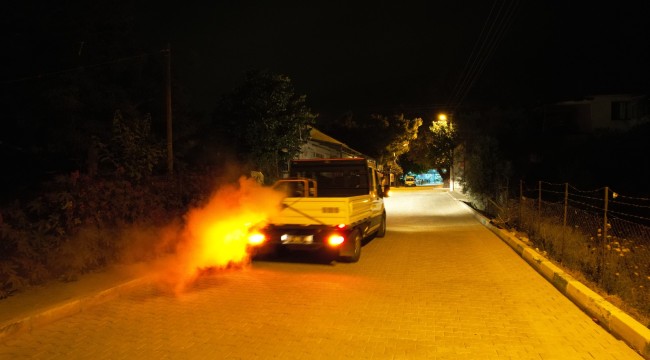 Güzelbahçe'de huzurlu bir yaz için ilaçlama yapıldı